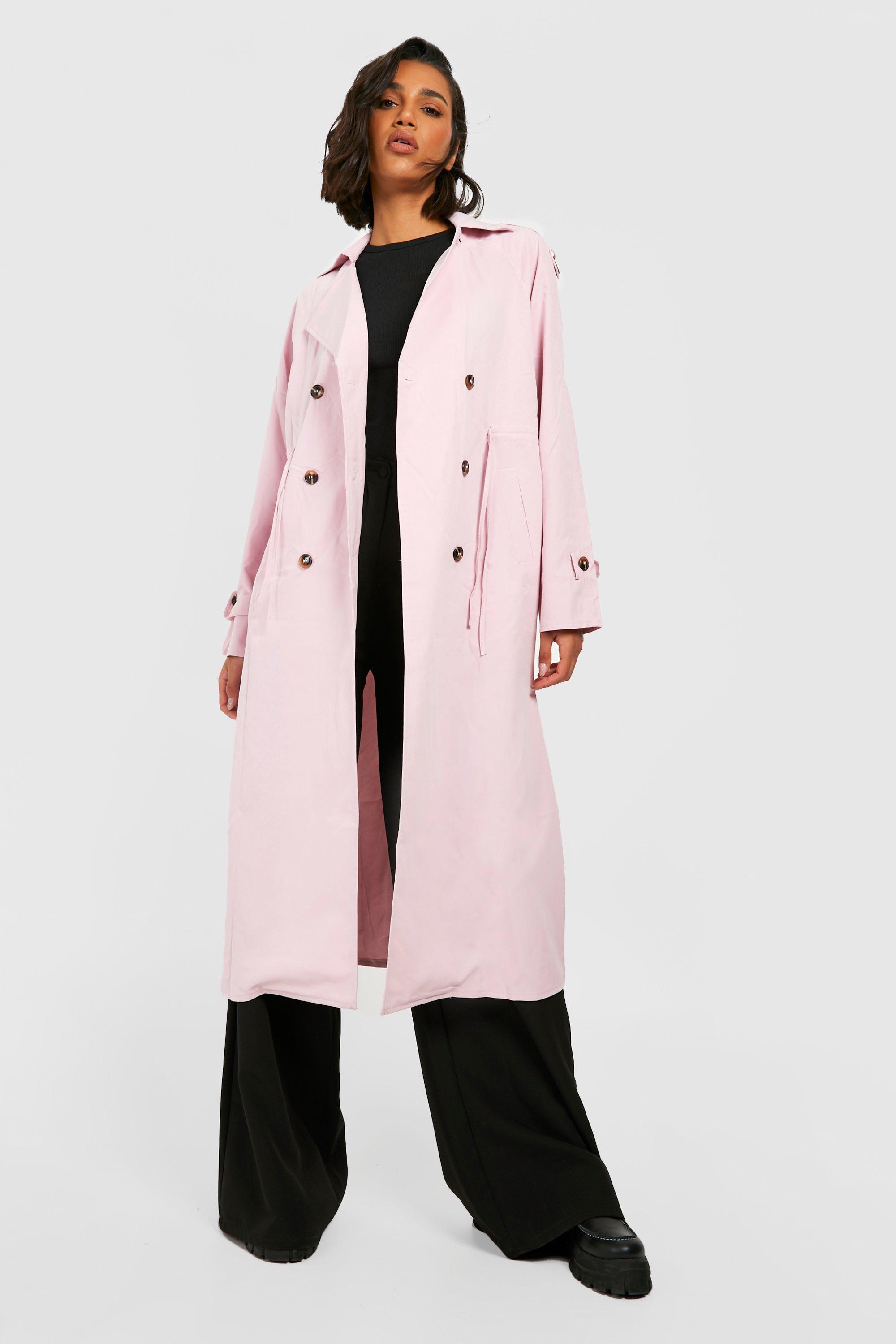 Dusky cheap pink raincoat